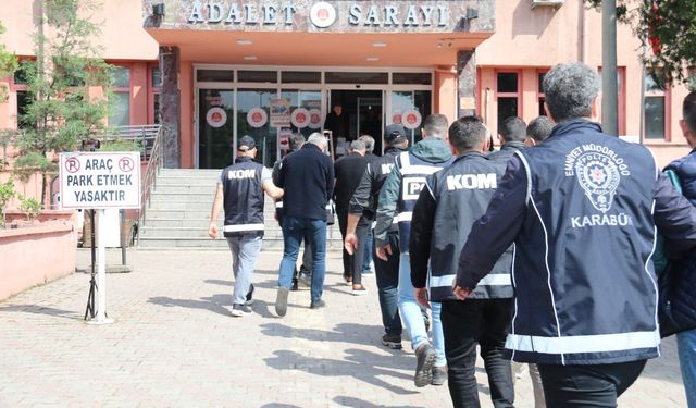 Karabük merkezli 5 ilde suç örgütüne operasyon: 7 tutuklama
