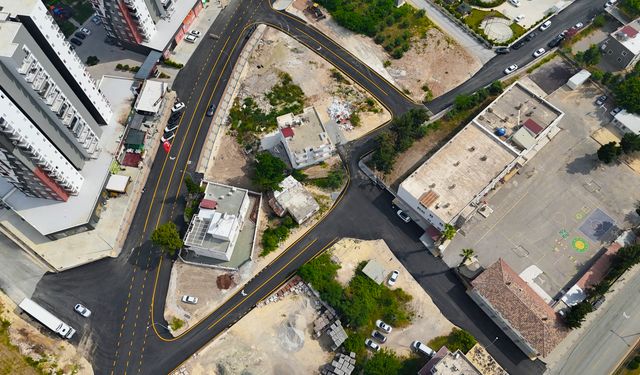 Tece Gazi Paşa’da 2 bin 300 metrelik yolu yenilendi