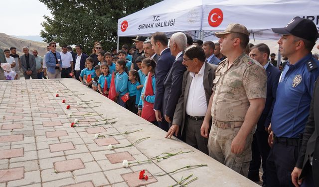 Şırnak’ta PKK’lı teröristlerin 36 yıl önce katlettiği 27 kişi törenle anıldı