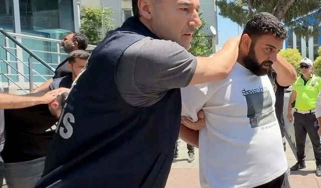 Söke'deki çifte cinayetin şüphelisinin yakalandığı anlar dronla görüntülendi