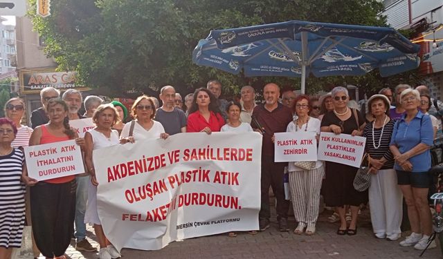 Mersin Çevre Platformu’ndan plastik atık tepkisi
