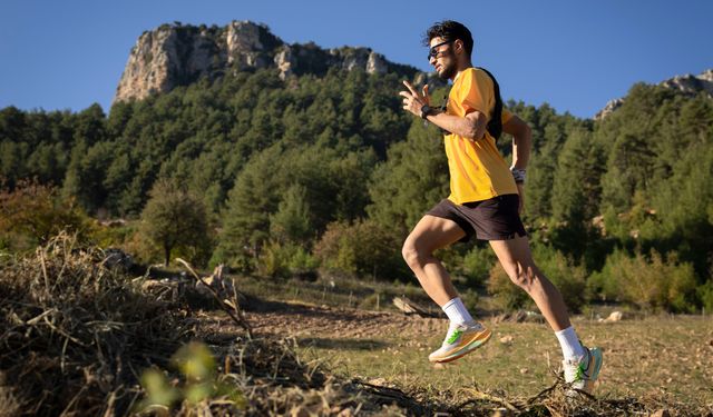 Yüzlerce sporcu Karageçit Trail’de ter döktü