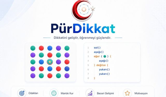 Dijital dikkat geliştirme oyunu "Pürdikkat", EBA'da öğrencilerin kullanımına sunuldu