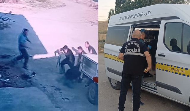 'Çöp dökme' kavgasında av tüfeğiyle vurulan kişi yaralandı; olay anı kemarada