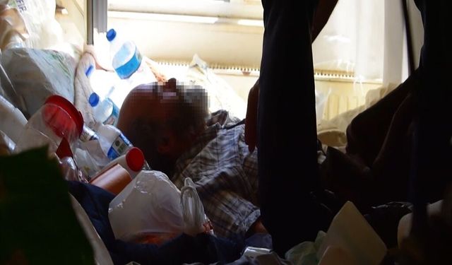 Evden çıkamadı gerçek kapı açılınca ortaya çıktı
