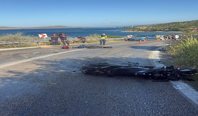 Genç motosiklet sürücüsü kazada yaşamını yitirdi