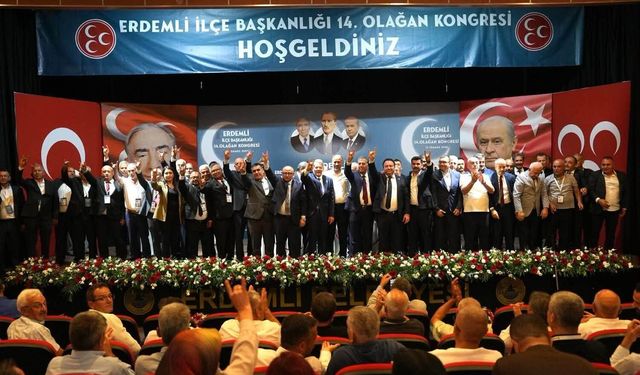 MHP Erdemli’de Erol Erdoğan dönemi başladı
