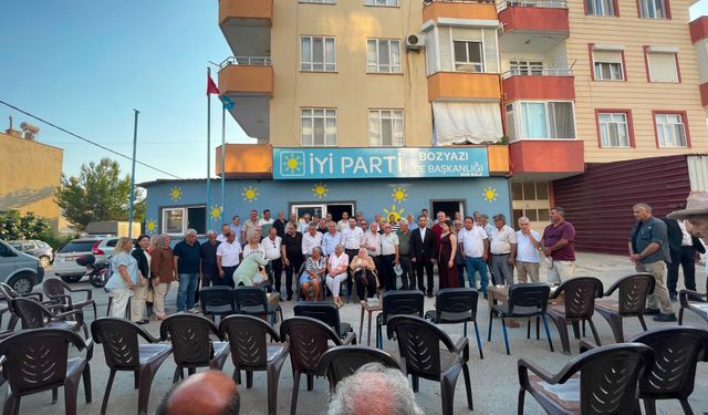Cenk Özatıcı ve İYİ Parti Heyeti Mersin Gülnar’da