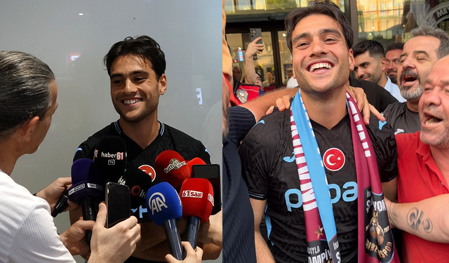 Trabzonspor’un yeni transferi Aral Şimşir Trabzon’a geldi