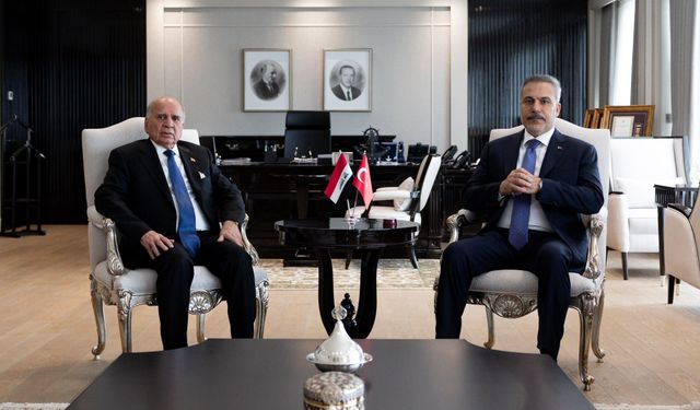Bakan Fidan, Iraklı mevkidaşı Fuad Hüseyin ile görüştü