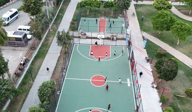 Akbelen’e yeni spor sahaları ve modernize edilen park