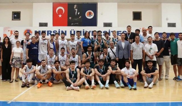 Mersin’de ÜNİLİG Basketbol Türkiye Şampiyonası sona erdi