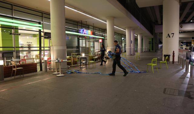 Havalimanında bıçaklı saldırı: 5 polis yaralı
