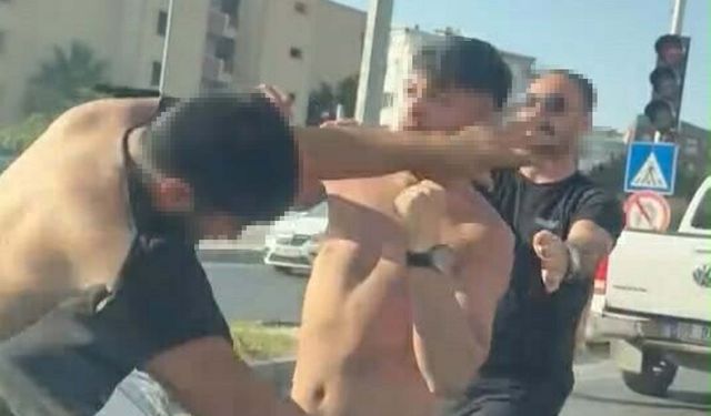 Kuşadası'nda trafikte kavga: 2 gözaltı