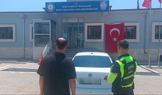 Mersin'de trafik kurallarını hiçe sayan sürücüye iki ayrı ceza: Toplam 25 bin TL