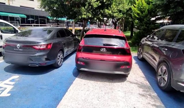 Mersin'de hatalı park denetimi