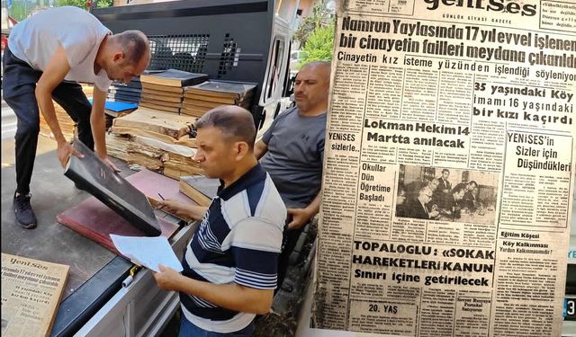 Yenises Gazetesinin 50 yıllık arşivi Bellek Ofisine bağışlandı