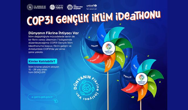 Bakan Bak, COP31 Gençlik İklim İdeathonu başvurularının başladığını açıkladı