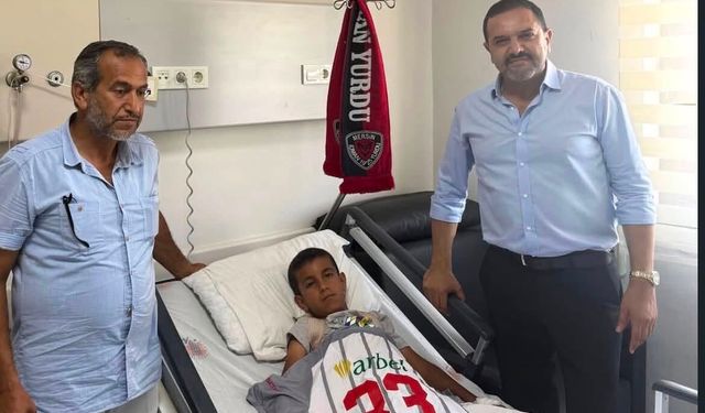 Altındere'den şiddete uğrayan M.A.D.’ye destek ziyareti