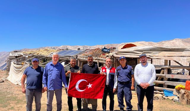 Göçer hayvancılık yapan üreticilere ziyaret