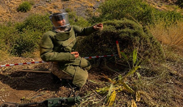 Hakkari’de 54 milyon metrekarelik alanda mayın temizliği