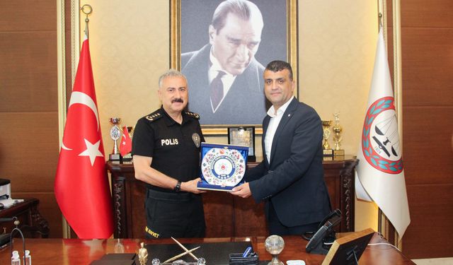 Mersin İl Emniyet Müdürü Aktaş’tan, Baro Başkanı Özdemir’e ziyaret