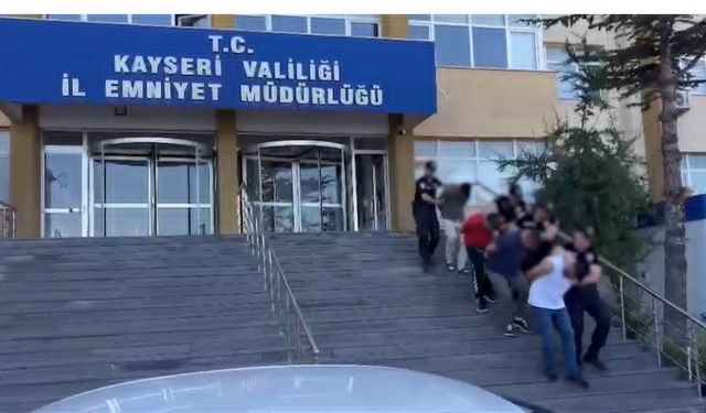 Kayseri'de İHA destekli uyuşturucu operasyonunda 4 tutuklama