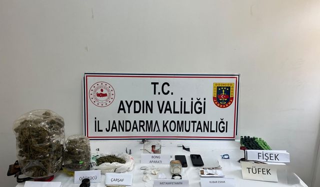 Kuşadası'ndaki uyuşturucu operasyonda, 4 tutuklama