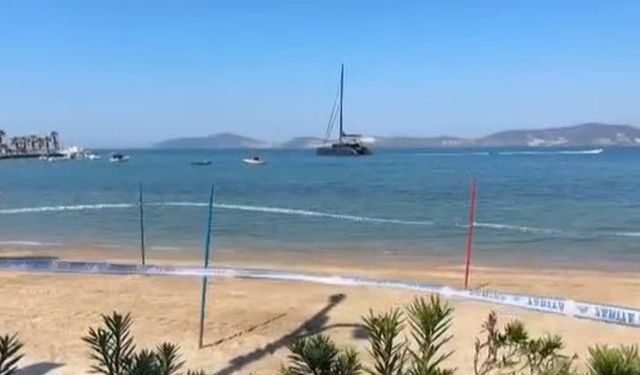 Muğla'da halk plajı, kirlilik şüphesiyle kapatıldı