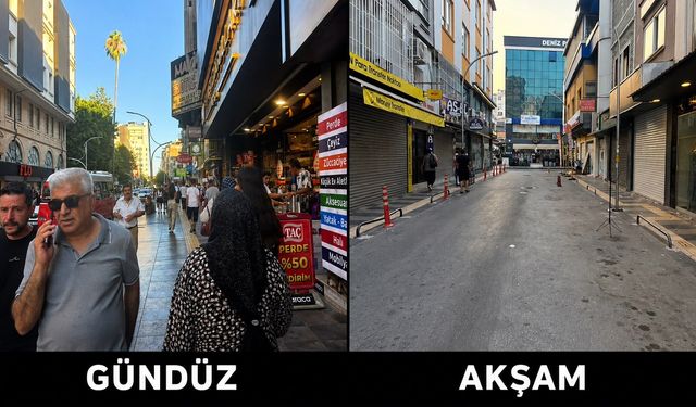 Mersin Çarşısı’nın iki yüzü: Gündüz cıvıl cıvıl, gece sessiz