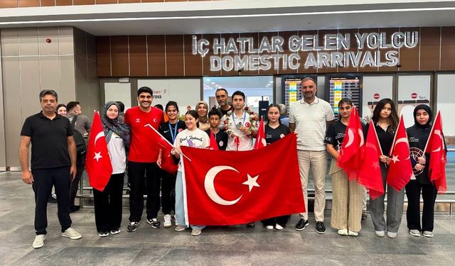 Mersinli milli sporcular Avrupa’dan madalyayla döndü
