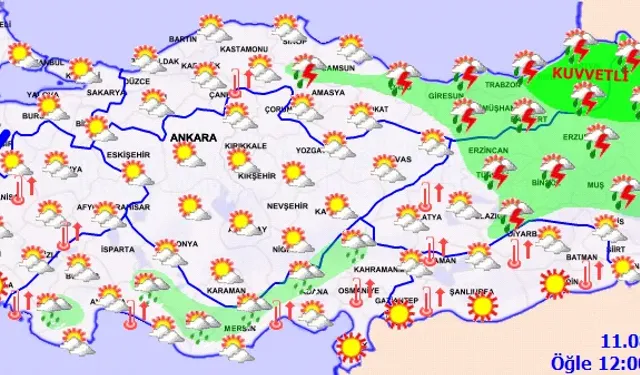 Meteoroloji’den Akdeniz uyarısı: Mersin ve çevresinde öğleden sonraya dikkat