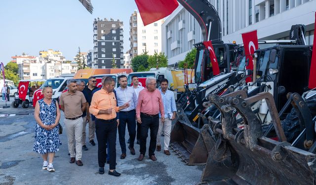 Mezitli Belediyesi yeni araçlarla daha iyi hizmet verecek