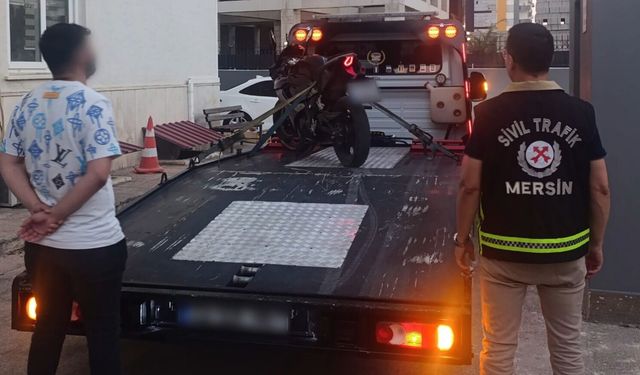 Mersin sahilini piste çeviren sürücünün ehliyeti daimi iptal edildi