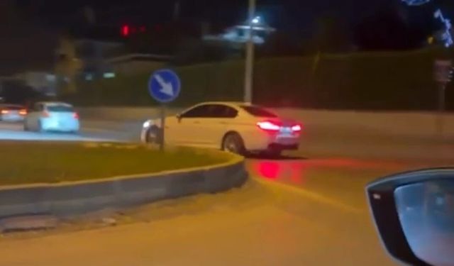 Otomobille drift atan aday sürücüye 140 bin lira ceza; sürücü belgesi iptal edildi