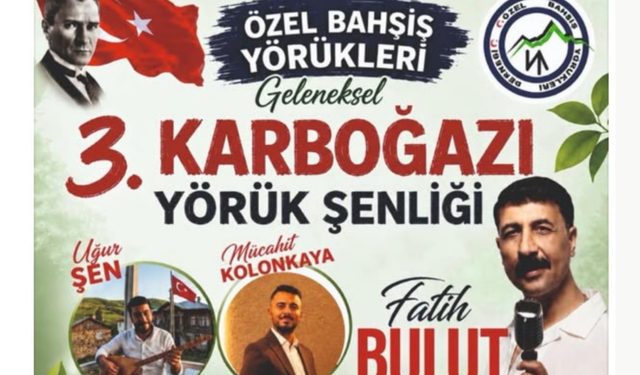 Mersin'de 3. Karboğazı Töre Şenliği İleri tarihe ertelendi