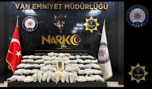 48 kilo esrar ele geçirildi, 3 şüpheli tutuklandı