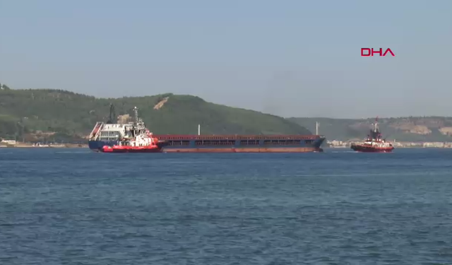 Çanakkale Boğazı’nda 142 metrelik gemi arızalandı