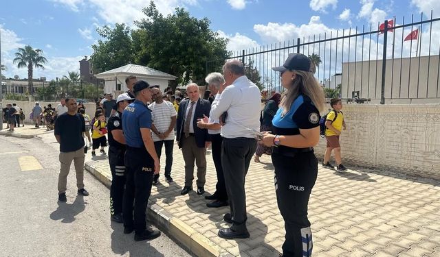 Anamur'da okul servislerine yönelik denetim yapıldı