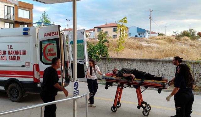 İşçileri taşıyan servis şarampole yuvarlandı: 13 yaralı