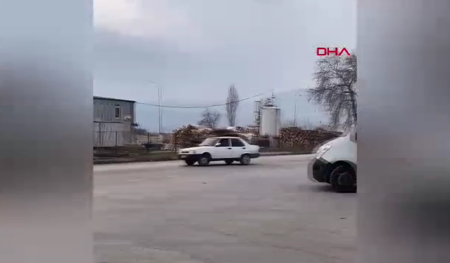 Drift atan sürücüye 165 bin liralık ceza