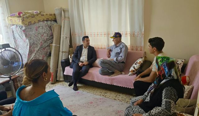 Beşikci, gazileri ve ailelerini evlerinde ziyaret etti