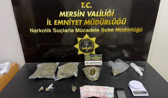 Mersin'de narkotik ekiplerinden operasyon