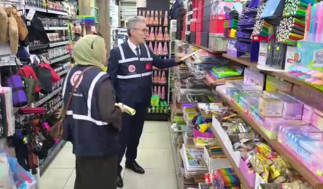 Mersin’de kırtasiyelere sıkı denetim