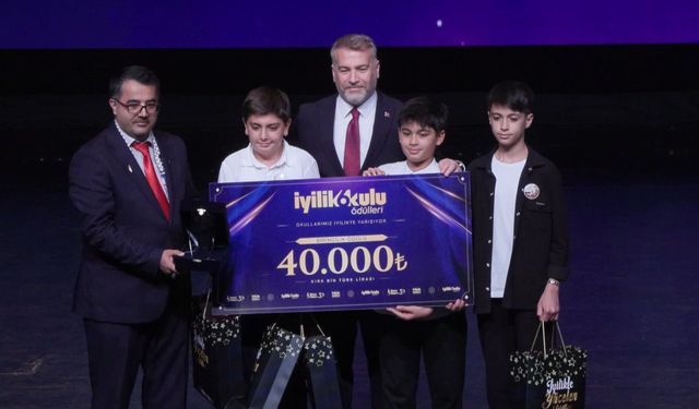 ‘Okullarımız İyilikte Yarışıyor’ ödüllerü sahiplerini buldu