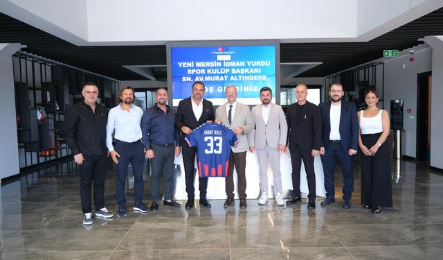 Yeni Mersin İdmanyurdu Başkanı Murat Altındere’den Mersin OSB’ye ziyaret
