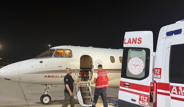 Siirt'te 2 günlük bebek ambulans uçakla İstanbul'a sevk edildi