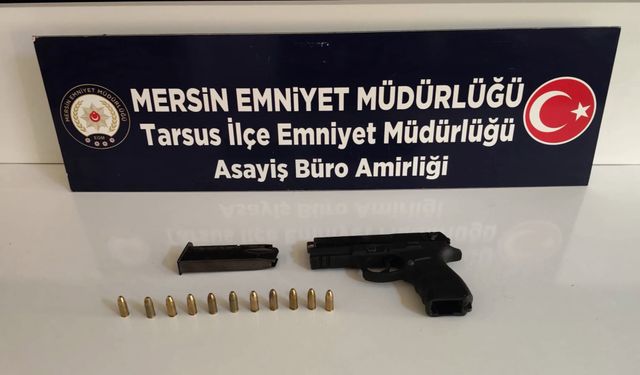 Tarsus'ta 4 ayrı dosyadan aranan şahıs yakalandı