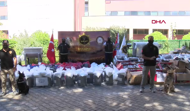 Mersin’de 1 milyarlık yasaklı madde operasyonu