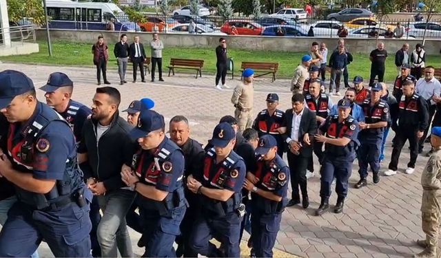 Yahşihan Belediyesi'nde 35 şüpheli adliyede
